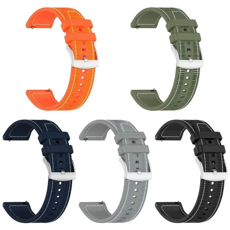 สายรัดนาฬิกาซิลิโคนผสมไนลอนถัก xDfind สำหรับ Apple Watch 42 / 44 / 45 / 46 / 49 มม. 22 มม. สำหรับ Apple Watch 38 / 40 / 41 / S10 42 มม. 20 มม.