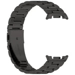 สายรัดนาฬิกาโลหะผสมไทเทเนียมหัวเข็มขัดแบนสามลูก สำหรับ Samsung Galaxy Watch8 / Watch8 Classic, สำหรับ Samsung Galaxy Fit3 / SM-R390