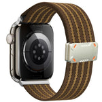 สายรัดนาฬิกาไนลอนพร้อมหัวเข็มขัดแม่เหล็ก Mecha Armor สำหรับ Apple Watch 46 มม. / 49 มม. / 45 มม. / 44 มม. สำหรับ Apple Watch 42 มม. / 41 มม. / 40 มม. / 38 มม.