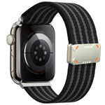 สายรัดนาฬิกาไนลอนพร้อมหัวเข็มขัดแม่เหล็ก Mecha Armor สำหรับ Apple Watch 46 มม. / 49 มม. / 45 มม. / 44 มม. สำหรับ Apple Watch 42 มม. / 41 มม. / 40 มม. / 38 มม.