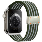 สายรัดนาฬิกาไนลอนพร้อมหัวเข็มขัดแม่เหล็ก Mecha Armor สำหรับ Apple Watch 46 มม. / 49 มม. / 45 มม. / 44 มม. สำหรับ Apple Watch 42 มม. / 41 มม. / 40 มม. / 38 มม.