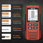 เครื่องสแกนผนัง 5-in-1 HW-710 เครื่องตรวจจับโลหะ เครื่องหาตำแหน่งตงไม้ เครื่องมือวัด