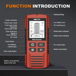 เครื่องสแกนผนัง 5-in-1 HW-710 เครื่องตรวจจับโลหะ เครื่องหาตำแหน่งตงไม้ เครื่องมือวัด