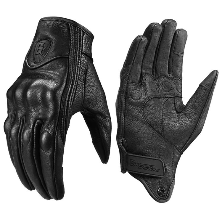 ถุงมือขับขี่มอเตอร์ไซค์ GHOST RACING GR-ST07 แบบกำมะหยี่อุ่นสำหรับฤดูหนาว ขนาด M, XL, XXL