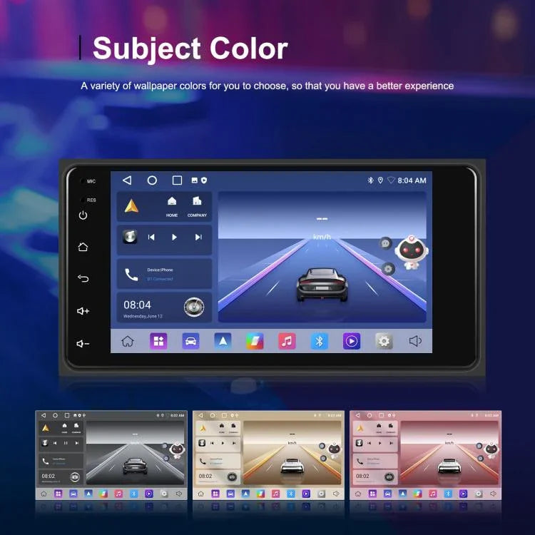 สำหรับ Toyota COROLLA เครื่องเล่นรถยนต์ Android 15 ขนาด 7 นิ้ว รองรับ CarPlay ไร้สาย เครื่องเล่นกลางรถยนต์ พร้อมระบบนำทาง, รุ่นมาตรฐาน, รุ่นมาตรฐาน+ AHD+ ไมโครโฟน