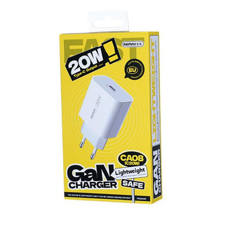 REMAX CA09 ที่ชาร์จเร็ว GaN PD30W Type-C, ปลั๊ก EU, CA09