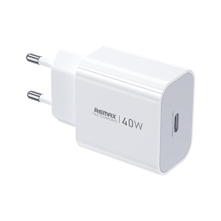 REMAX CA10 ที่ชาร์จเร็ว GaN PD40W Type-C, ปลั๊ก EU, CA10
