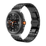 สายสแตนเลสสตีลแข็ง xDfind แบบเม็ดเจ็ด สำหรับ Samsung Galaxy Watch Ultra / Ultra 2025, Samsung Galaxy Watch8 / Watch8 Classic, Samsung Galaxy Watch 7 / 6 / 5 / FE, Samsung Galaxy Fit3 SM-R390