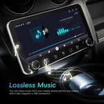 เครื่องเล่นรถยนต์ Android 15 ขนาดหน้าจอ 10.36 นิ้ว พร้อม CarPlay และปุ่มควบคุมคู่, รุ่นมาตรฐาน, รุ่นมาตรฐาน+ AHD+ ไมโครโฟน