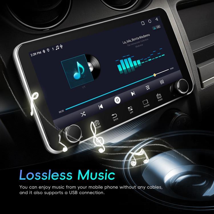 เครื่องเล่นรถยนต์ Android 15 ขนาดหน้าจอ 10.36 นิ้ว พร้อม CarPlay และปุ่มควบคุมคู่, รุ่นมาตรฐาน, รุ่นมาตรฐาน+ AHD+ ไมโครโฟน