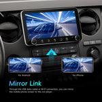 เครื่องเล่นรถยนต์ Android 15 ขนาดหน้าจอ 10.36 นิ้ว พร้อม CarPlay และปุ่มควบคุมคู่, รุ่นมาตรฐาน, รุ่นมาตรฐาน+ AHD+ ไมโครโฟน