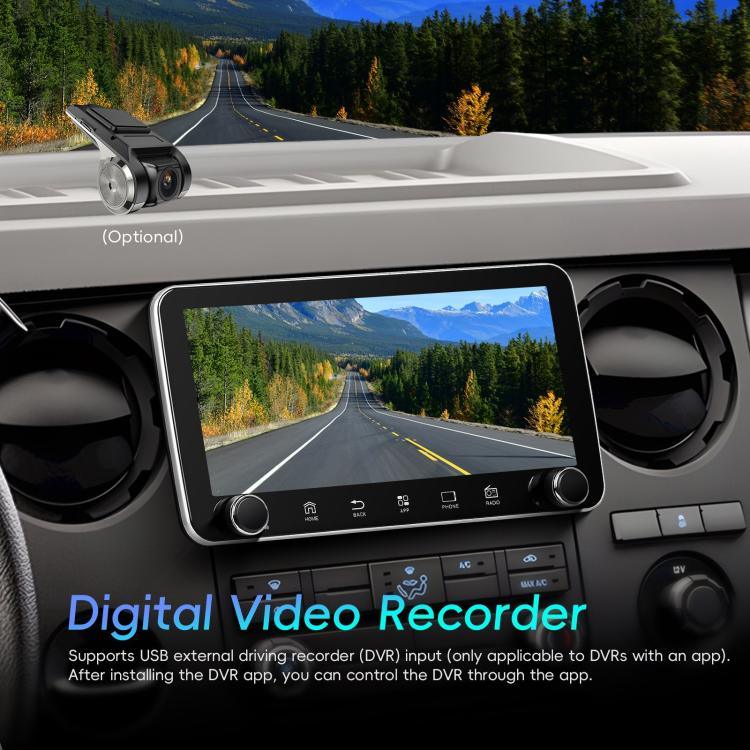 เครื่องเล่นรถยนต์ Android 15 ขนาดหน้าจอ 10.36 นิ้ว พร้อม CarPlay และปุ่มควบคุมคู่, รุ่นมาตรฐาน, รุ่นมาตรฐาน+ AHD+ ไมโครโฟน