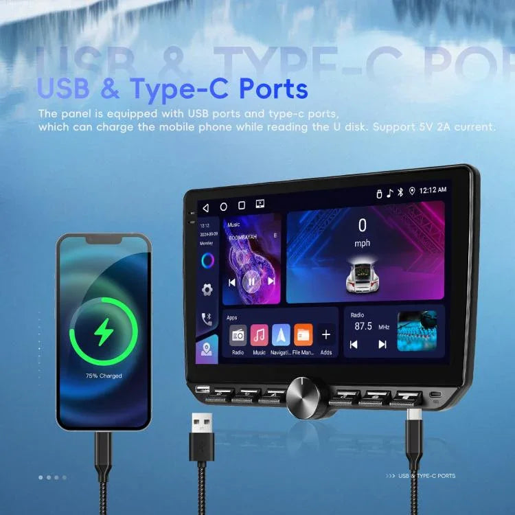 10 inch Screen Android 15 Car Navigation Audio Video Integrated Machine, Standard, Standard+AHD+Microphone