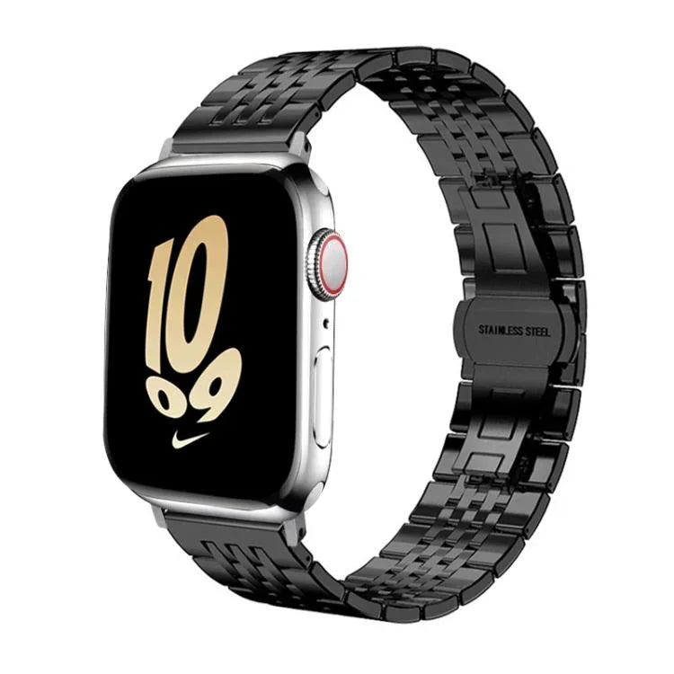 สายรัดนาฬิกาสแตนเลสสตีลตันเม็ดเจ็ดเม็ด xDfind สำหรับ Apple Watch 42 / 44 / 45 / 46 / 49 มม. 22 มม. สำหรับ Apple Watch 38 / 40 / 41 / S10 42 มม. 20 มม.