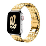 สายรัดนาฬิกาสแตนเลสสตีลตันเม็ดเจ็ดเม็ด xDfind สำหรับ Apple Watch 42 / 44 / 45 / 46 / 49 มม. 22 มม. สำหรับ Apple Watch 38 / 40 / 41 / S10 42 มม. 20 มม.