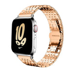 สายรัดนาฬิกาสแตนเลสสตีลตันเม็ดเจ็ดเม็ด xDfind สำหรับ Apple Watch 42 / 44 / 45 / 46 / 49 มม. 22 มม. สำหรับ Apple Watch 38 / 40 / 41 / S10 42 มม. 20 มม.