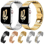 สายรัดนาฬิกาสแตนเลสสตีลตันเม็ดเจ็ดเม็ด xDfind สำหรับ Apple Watch 42 / 44 / 45 / 46 / 49 มม. 22 มม. สำหรับ Apple Watch 38 / 40 / 41 / S10 42 มม. 20 มม.