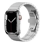สายรัดนาฬิกาสแตนเลสสตีลตันเม็ดไม้ไผ่เม็ดเดียว xDfind สำหรับ Apple Watch 42 / 44 / 45 / 46 / 49 มม. 22 มม. สำหรับ Apple Watch 38 / 40 / 41 / S10 42 มม. 20 มม.