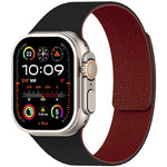 สายรัดนาฬิกาซิลิโคนแม่เหล็กลายลิ้นจี่ xDfind สำหรับ Apple Watch 42 / 44 / 45 / 46 / 49 มม. สำหรับ Apple Watch 38 / 40 / 41 / S10 42 มม.