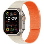 สายรัดนาฬิกาซิลิโคนแม่เหล็กลายลิ้นจี่ xDfind สำหรับ Apple Watch 42 / 44 / 45 / 46 / 49 มม. สำหรับ Apple Watch 38 / 40 / 41 / S10 42 มม.