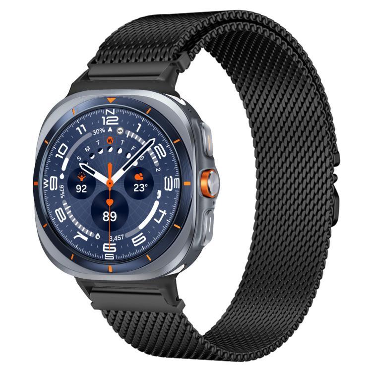 สายสแตนเลสสตีล xDfind แบบมิลานีส พร้อมหัวล็อกแบบร่มชูชีพ สำหรับ Samsung Galaxy Watch Ultra / Ultra 2025, Samsung Galaxy Watch8 / Watch8 Classic 22 มม.