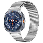 สายสแตนเลสสตีล xDfind แบบมิลานีส พร้อมหัวล็อกแบบร่มชูชีพ สำหรับ Samsung Galaxy Watch Ultra / Ultra 2025, Samsung Galaxy Watch8 / Watch8 Classic 22 มม.