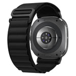 สายไนลอน xDfind พร้อมห่วงหัวล็อกสีดำ สำหรับ Samsung Galaxy Watch Ultra 47 มม. / Ultra 2025, Samsung Galaxy Watch8 / 8 Classic