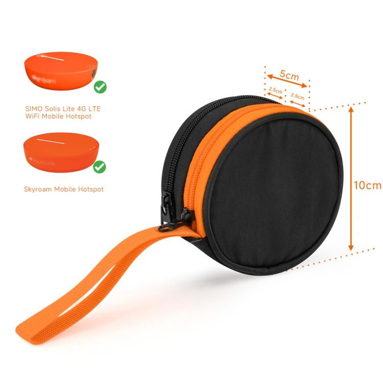 กระเป๋าเก็บเราเตอร์ WiFi แบบพกพาสำหรับ Solis Lite, กระเป๋าอุปกรณ์ไนลอนสำหรับเก็บเราเตอร์ WiFi