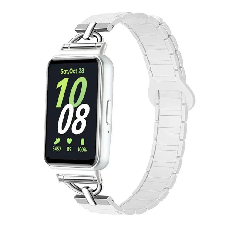 สายซิลิโคนแม่เหล็กรูปตัว D แบบเม็ดสาม สำหรับ Samsung Galaxy Fit3