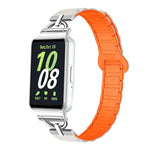 สายซิลิโคนแม่เหล็กรูปตัว D แบบเม็ดสาม สำหรับ Samsung Galaxy Fit3