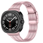สายสแตนเลสสตีลแบบเม็ดห้าพร้อมหัวล็อกเต่า สำหรับ Samsung Galaxy Watch Ultra 47 มม. / Ultra 2025