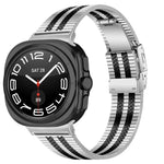สายสแตนเลสสตีลแบบเม็ดห้าพร้อมหัวล็อกเต่า สำหรับ Samsung Galaxy Watch Ultra 47 มม. / Ultra 2025