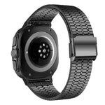 สายสแตนเลสสตีลแบบเม็ดเจ็ดพร้อมหัวล็อก สำหรับ Samsung Galaxy Watch Ultra 47 มม. / Ultra 2025