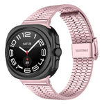 สายสแตนเลสสตีลแบบเม็ดเจ็ดพร้อมหัวล็อก สำหรับ Samsung Galaxy Watch Ultra 47 มม. / Ultra 2025