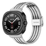 สายสแตนเลสสตีลแบบเม็ดเจ็ดพร้อมหัวล็อก สำหรับ Samsung Galaxy Watch Ultra 47 มม. / Ultra 2025