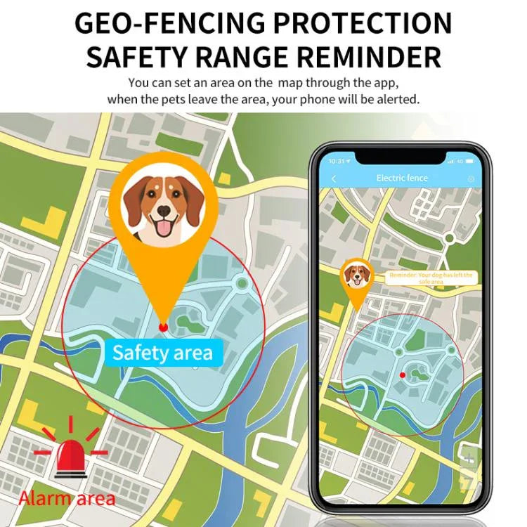 TK919 ปลอกคอสุนัข GPS กันน้ำ IP67 4G