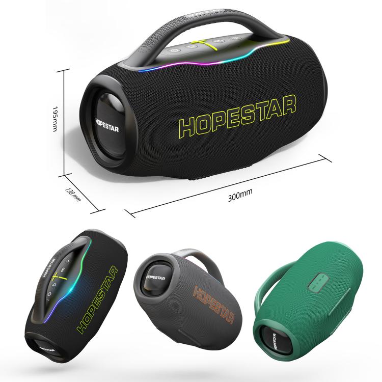 ลำโพงบลูทูธกันน้ำแบบพกพา HOPESTAR H87 70W รองรับแจ็ค 3.5 มม.
