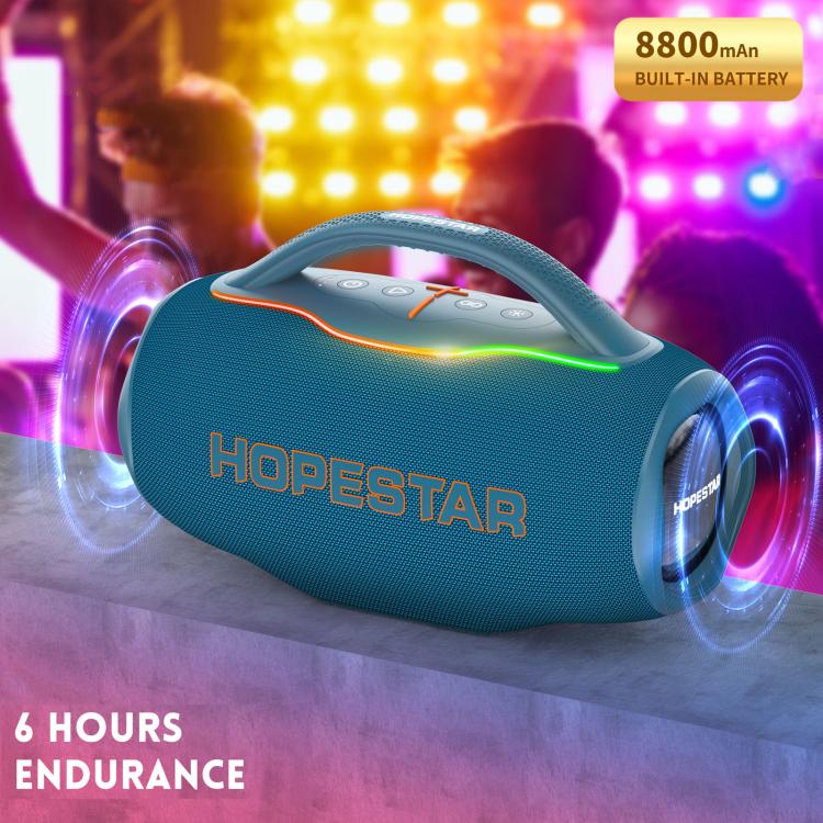 ลำโพงบลูทูธกันน้ำแบบพกพา HOPESTAR H87 70W รองรับแจ็ค 3.5 มม.