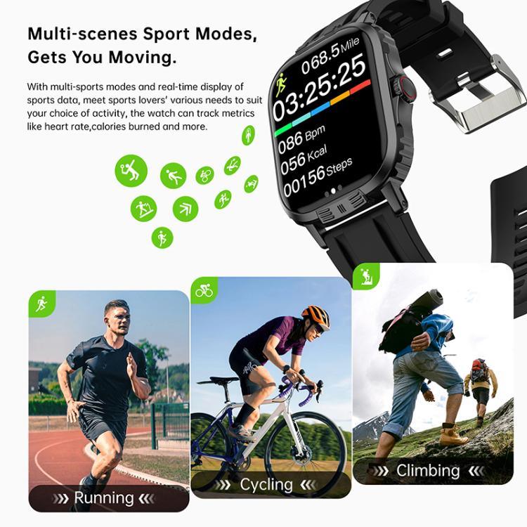 C29 Pro สมาร์ทวอทช์กีฬา BT หน้าจอ TFT 2.19 นิ้ว