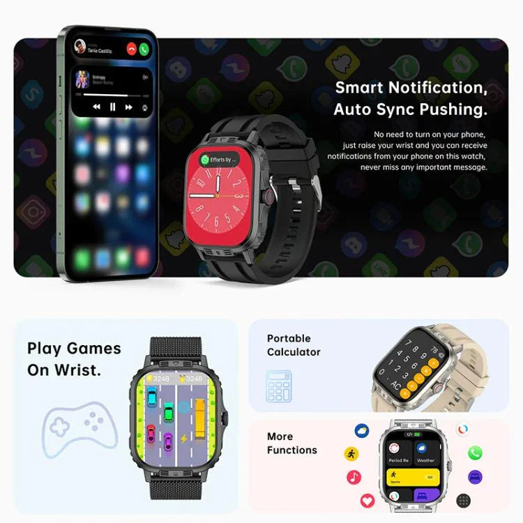C29 Pro สมาร์ทวอทช์กีฬา BT หน้าจอ TFT 2.19 นิ้ว