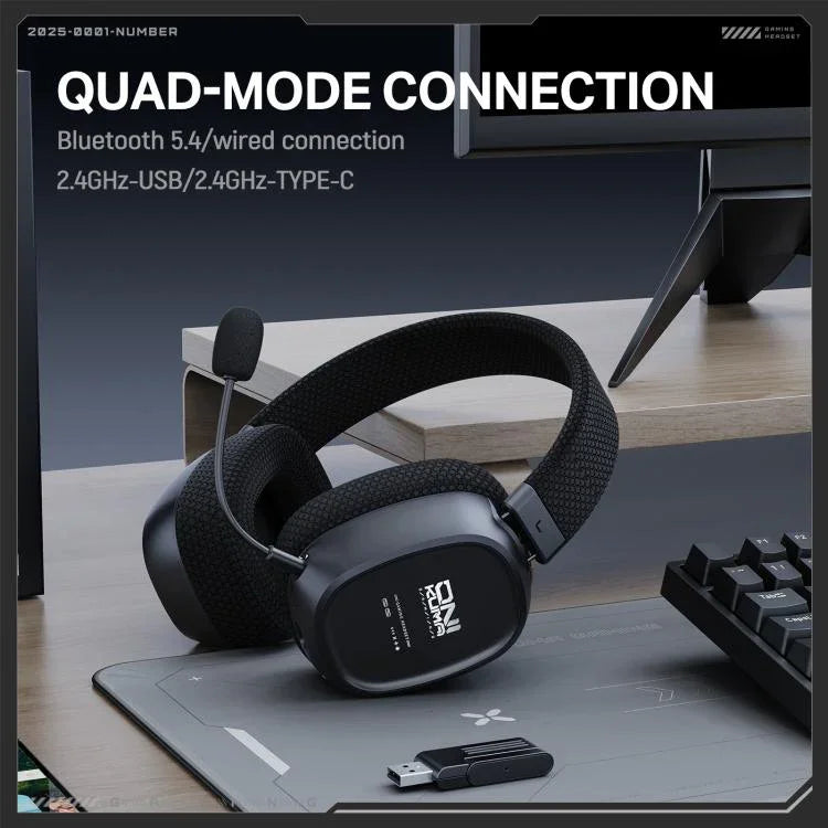 หูฟังเกม ONIKUMA GT839 Bluetooth 5.4 2.4G มีสาย