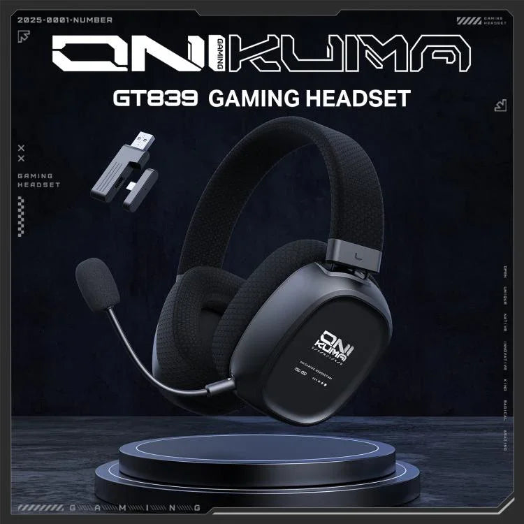 หูฟังเกม ONIKUMA GT839 Bluetooth 5.4 2.4G มีสาย