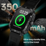 C50 Pro สมาร์ทวอทช์กีฬา BT กลางแจ้ง หน้าจอ TFT 2.19 นิ้ว รองรับการตรวจวัดอัตราการเต้นหัวใจ