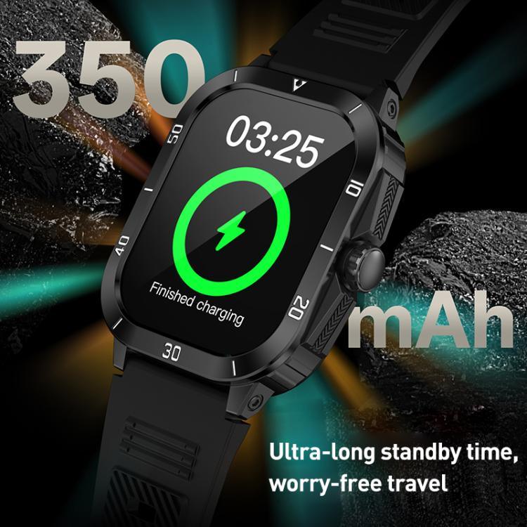 C50 Pro สมาร์ทวอทช์กีฬา BT กลางแจ้ง หน้าจอ TFT 2.19 นิ้ว รองรับการตรวจวัดอัตราการเต้นหัวใจ