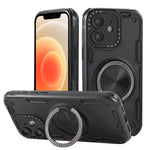 เคสโทรศัพท์ที่ยึดแม่เหล็กหมุนได้ 360 องศา แบบสามแกน Mecha สำหรับ iPhone 12, สำหรับ iPhone 12 Pro, สำหรับ iPhone 11