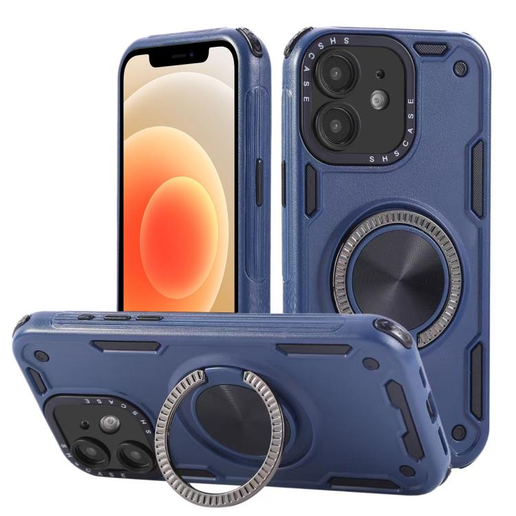 เคสโทรศัพท์ที่ยึดแม่เหล็กหมุนได้ 360 องศา แบบสามแกน Mecha สำหรับ iPhone 12, สำหรับ iPhone 12 Pro, สำหรับ iPhone 11
