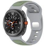 xDfind Dual Color Silicone Watch Band, For Samsung Galaxy Watch8 / Wacth8 Classic