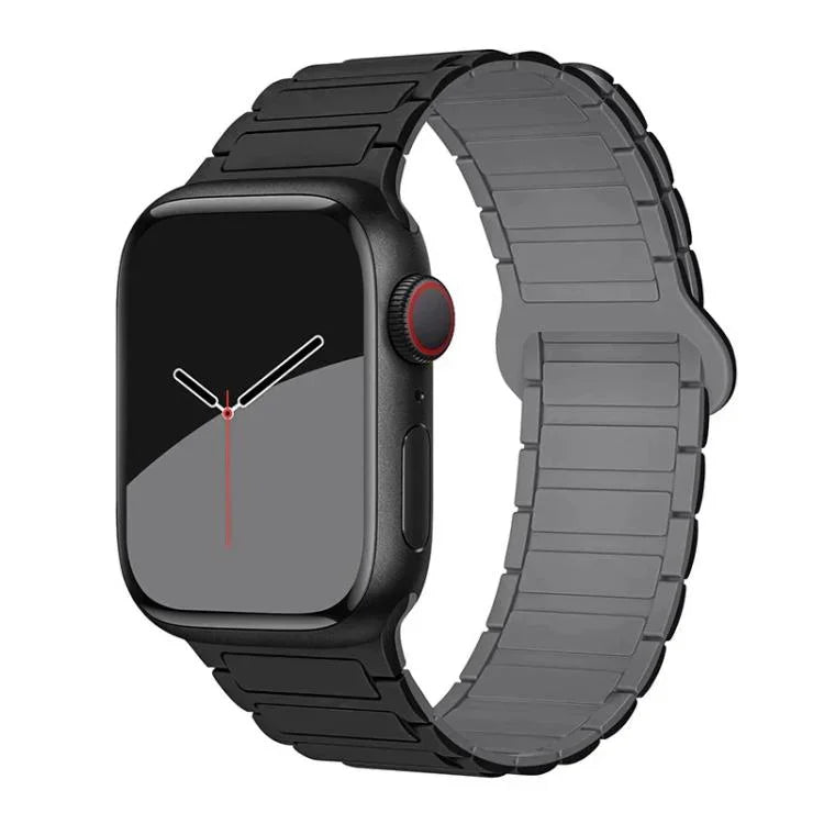 สายรัดนาฬิกาซิลิโคนแม่เหล็กสามเม็ด xDfind สำหรับ Apple Watch 42 / 44 / 45 / 46 / 49mm, สำหรับ Apple Watch 38 / 40 / 41 / S10 42mm