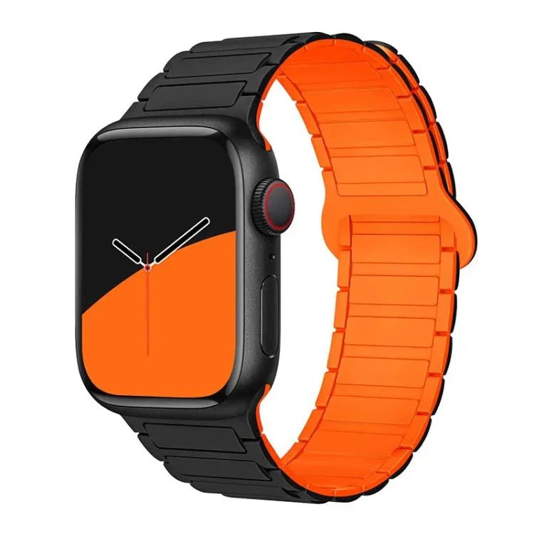 สายรัดนาฬิกาซิลิโคนแม่เหล็กสามเม็ด xDfind สำหรับ Apple Watch 42 / 44 / 45 / 46 / 49mm, สำหรับ Apple Watch 38 / 40 / 41 / S10 42mm