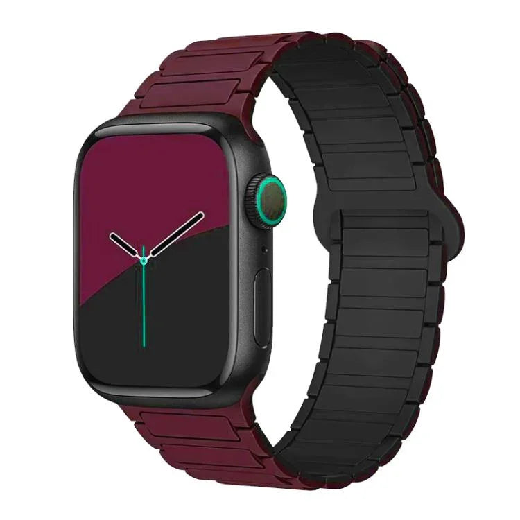สายรัดนาฬิกาซิลิโคนแม่เหล็กสามเม็ด xDfind สำหรับ Apple Watch 42 / 44 / 45 / 46 / 49mm, สำหรับ Apple Watch 38 / 40 / 41 / S10 42mm